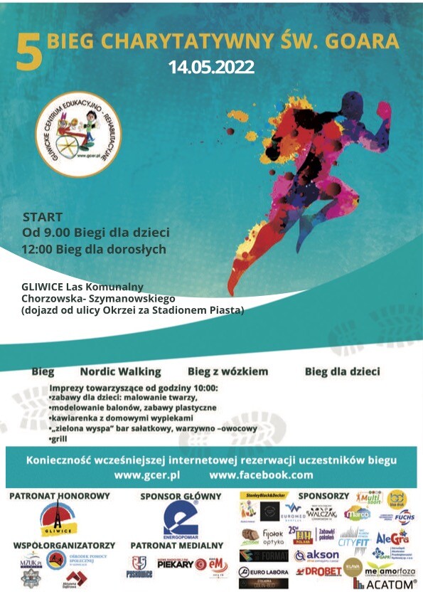 Jubileuszowy V Bieg Charytatywny Św. GOARA